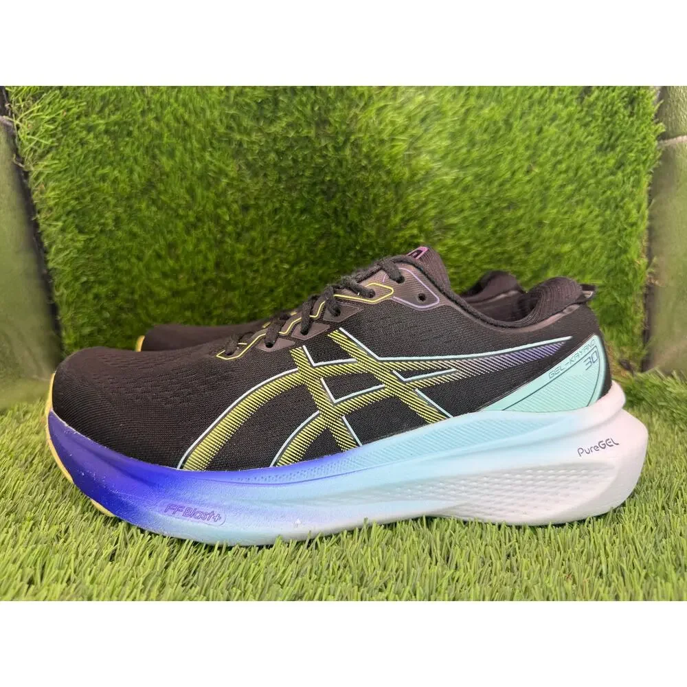 Asics Gel-Kayano 30 1012B357 Athletic Sneaker Womens 10 Black Knit Running Gym